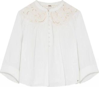 Gustav Shirts - Dames - Overhemden - Wit - XS - Polyester - Overhemden