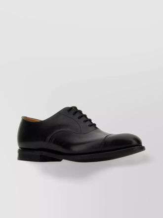 Churchs leather cap toe lace-up shoes