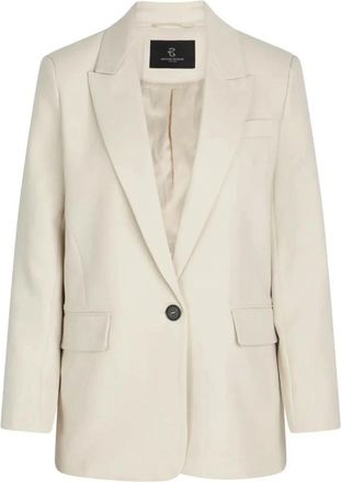 Bruuns Bazaar Cindysusbbfrida Blazer - Dames - Blazers - Beige - XS - Polyester - Jassen