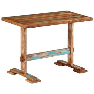 vidaXL Dining Table 110x55x78 cm Solid Wood Reclaimed Vidaxl