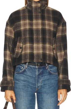 Veronica Beard Bateman Plaid Jacket In Black Multi