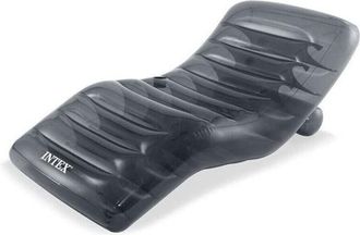 Trade Shop Trade Shop - Materassino Cool Grey Lounge Trasparente Gonfiabile 191x99 Cm Portabibite 56875