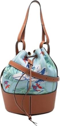 Loewe Pre-owned Balloon Bucket Bag - Pre-owned - Mujer - Azul - ONE SIZE
