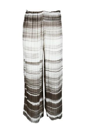 Virginia Bizzi Virginia Bizzi White/Brown Trousers