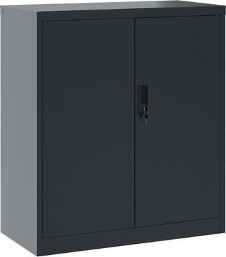 vidaXL Vidaxl - Armario Archivador De Acero Gris Antracita 79x40x90 Cm