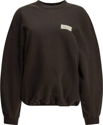 Jacquemus Le Sweatshirt Montaigne - - Sweatshirts & Hoodies - Donna - Marrone - M