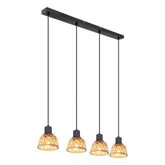 Globo Lighting L&aacute;mpara Colgante - Wenna - Negro - Metal - Gran L&aacute;mpara - Globo
