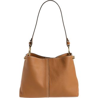 Strathberry Lana Leather Hobo Bag in Tan at Nordstrom
