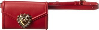 Dolce & Gabbana Devotion Leather Belt Bag