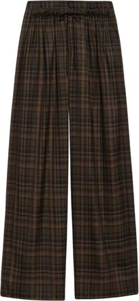 Aniye By Overbroek Noa - Dames - Broeken - Bruin - Maat: M Viscose