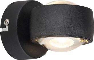 Globo Lighting Aplique De Pared - Randi - Negro - Metal - Led - 78290b