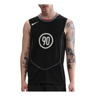 Nike Total 90 Dri-FIT Sleeveless Soccer Top Asia Sizing Black Light Graphite HV1181-010