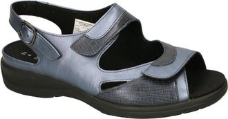 Solidus Lia Sandaal - Dames - Sandalen - Blauw - 36 1/2 EU - Leer - Schoenen