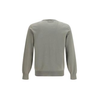 Brunello Cucinelli Cotton Crew-Neck Sweatshirt - Gray