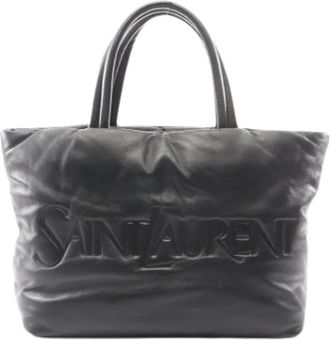 Saint Laurent Borsa tote Pre-owned - - Pre-owned - Uomo - Nero - ONE SIZE