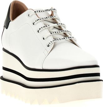 Stella McCartney Womens Bicolor Polyethylene Wedge Sandals