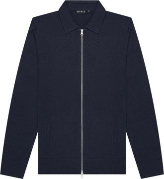 Aspact Ravio Overshirt - Heren - Truien - Blauw - Maat: L