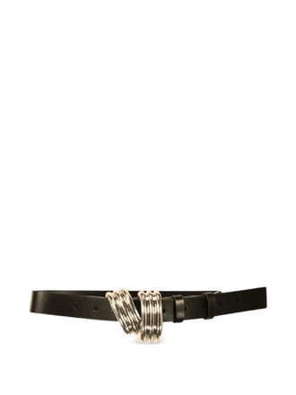 Brandon Sun looped buckleD belt - Brown