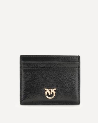 Pinko Shiny leather Card Holder Female UNI