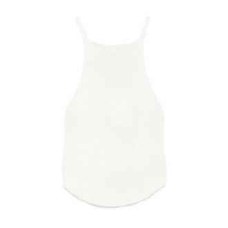 Courr&egrave;ges Circle Rib Knit Top