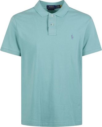 Ralph Lauren Piqu&eacute; Polo Shirt - Heren - Polos - Groen - S - Katoen - Tops