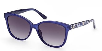 Guess GU7828 90B Womens Sunglasses Blue Size 56