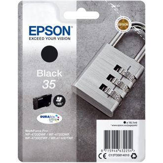 Epson Padlock C13t35814020 Cartucho De Tinta 1 Pieza(s) Original Rendimiento Est&aacute;ndar Negro