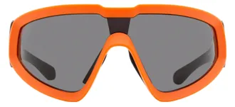 Moncler ML0249 Wrap Shape Sunglasses - Orange
