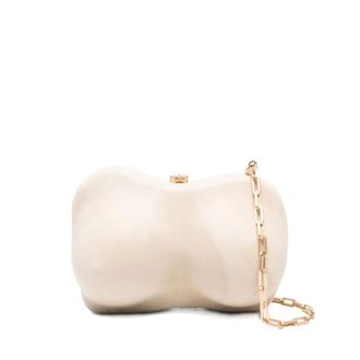 Cult Gaia Off-White Sculpted Form Chain Strap