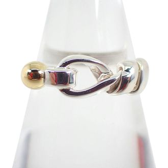 Tiffany & Co. Yellow Gold (18K) Sterling Silver 925 Band Ring (Pre-Owned)