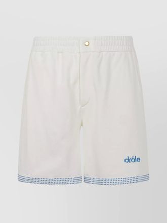 Dr&ocirc;le de Monsieur cotton piqu&eacute; deck shorts
