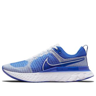 Nike React Infinity Run Flyknit 2 White Hyper Royal CT2357-104
