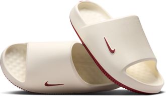Nike Mens Calm (Oklahoma) College Slides in White | IM3255-100
