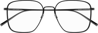 Saint Laurent SL491004 Square Full Rim Metal Eyeglasses - Black