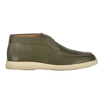 Santoni Ankle Boots, male, Green, Size: 9 1/2 US Slip-on Ankle Boots