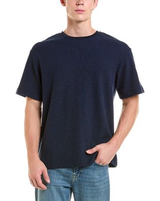 Reiss Daley Pique Stripe Cre T-Shirt