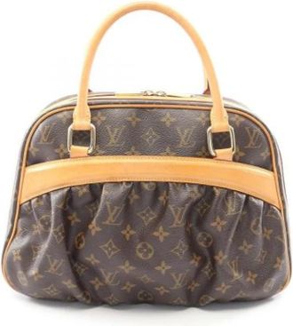 Louis Vuitton Pre-owned Monogram Canvas Handbag - Dames - Vintage Handtas - Bruin - ONE Size - Vintage