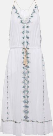 Isabel Marant Siana embroidered cotton midi dress