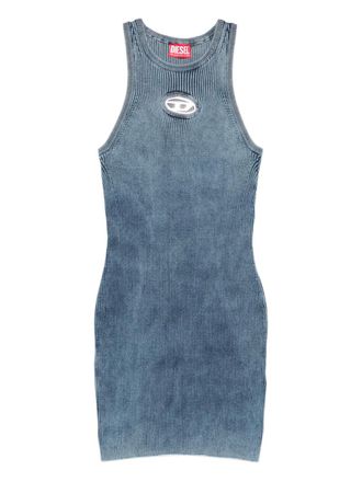 Diesel sleeveless mini dress - women - Cotton - M - Blue