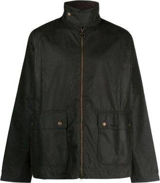 Barbour Dark Green Short Bedale Wax Jacket