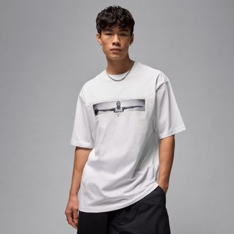 Nike Jordan Mens Jordan Photo T-Shirt in White | IF5617-100