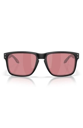 Oakley Gender Inclusive Holbrook XXL 61mm Rectangle Sunglasses in Matte Black /Prizm Dark Golf at Nordstrom