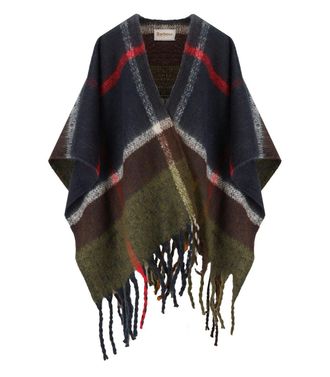 Barbour MANTELLA ISLA BOUCLE TARTAN VERDE BLU BARBOUR