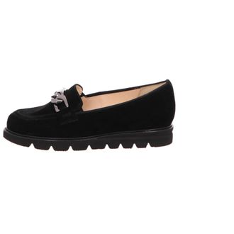 Hassia Pisa Instapper - Dames - Schoenen - Zwart - Maat: 38 1/2 EU Leer