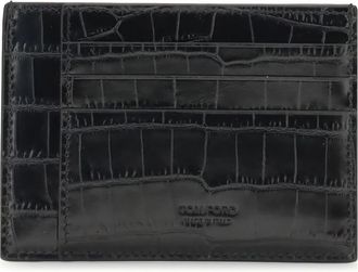 Tom Ford Croco Leather Card Holder