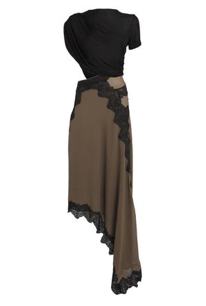 CHRISTOPHER ESBER Twisted Verve Midi Dress Size S