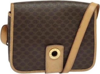Celine Pre-owned Leather celine-bags - Dames - Vintage Schoudertas - Bruin - ONE Size - Leer - Vintage