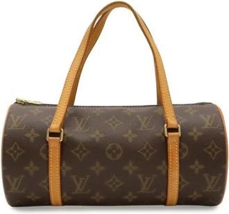 Louis Vuitton Pre-owned Monogram Canvas Handbag - Dames - Vintage Handtas - Bruin - ONE Size - Vintage