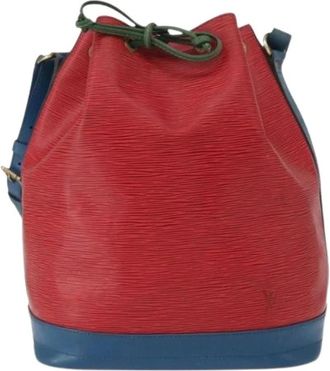 Louis Vuitton Pre-owned Tricolor Noe Handbag - Dames - Vintage Tas - Rood - ONE Size - Leer - Vintage