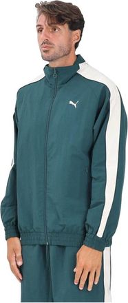 Puma Puma, Hoodies & sweatvesten, Heren, Blauw, XL, T7 Wind Jacket